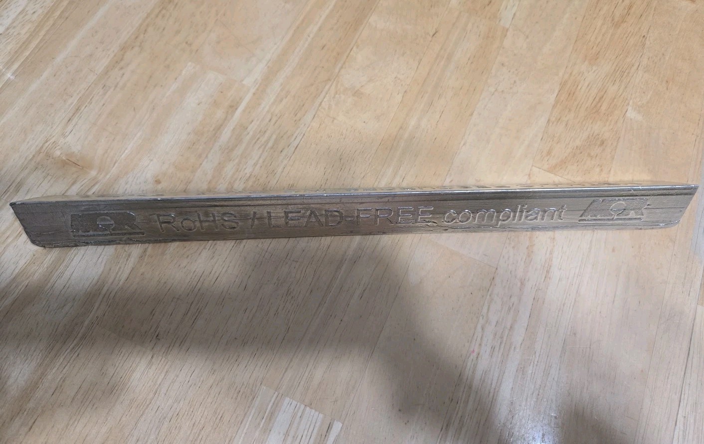 2 lb Bar Metallic Resources Inc TIN solder bar SC995e ROHS NEW 99.5 pure New