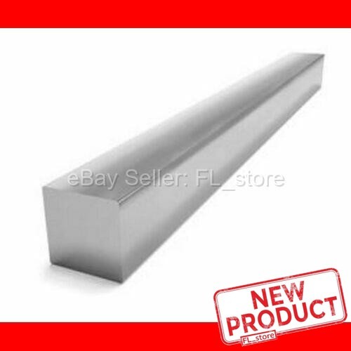 Solid Square Stock Aluminum Alloy 1″ x 1″ x 72″ 6 Feet Sheet 6061 Long Bar NEW