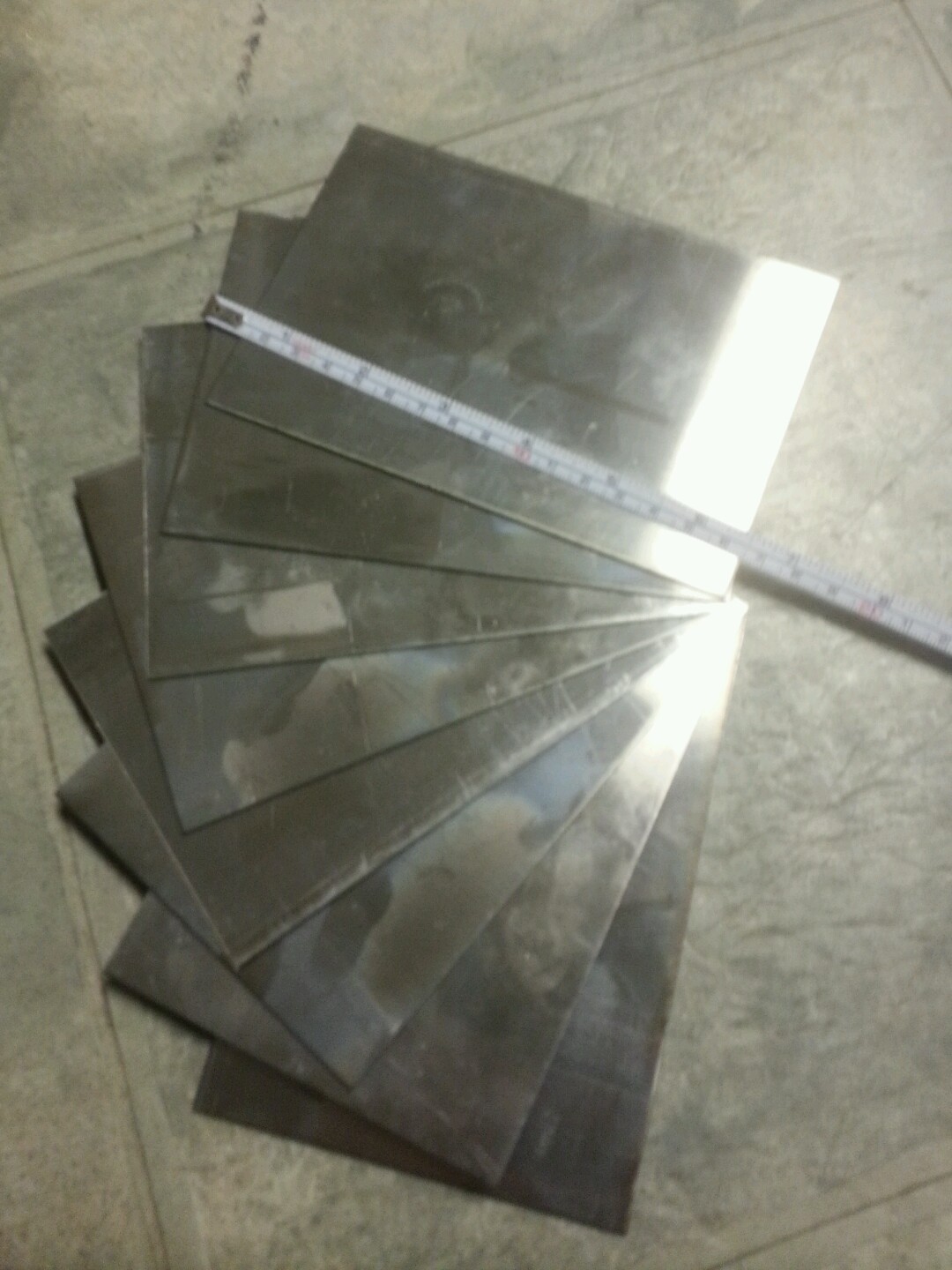 Stainless Steel Plate 4 Pieces 24 Gauge 6″ x 4″+- Metal Sheet 430