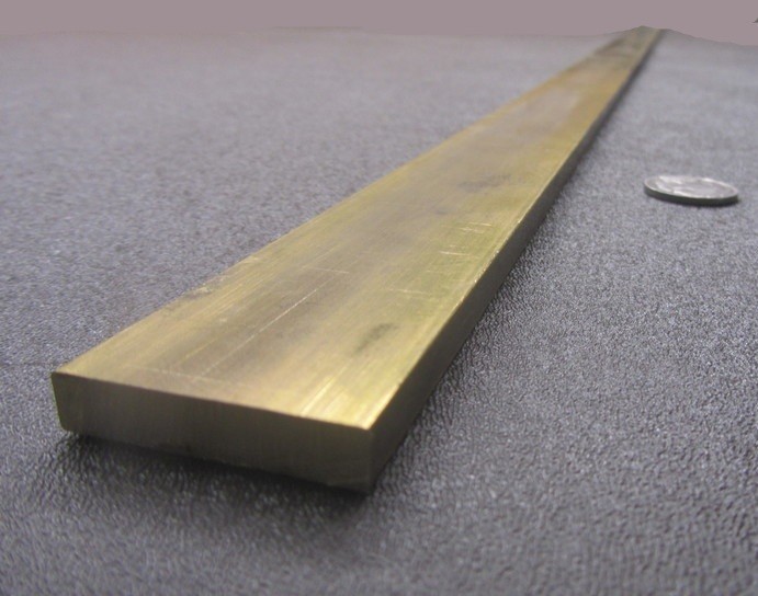360 Brass Flat Bar 1/4″ Thick x 1 1/4″ Wide x 48.0″ Length