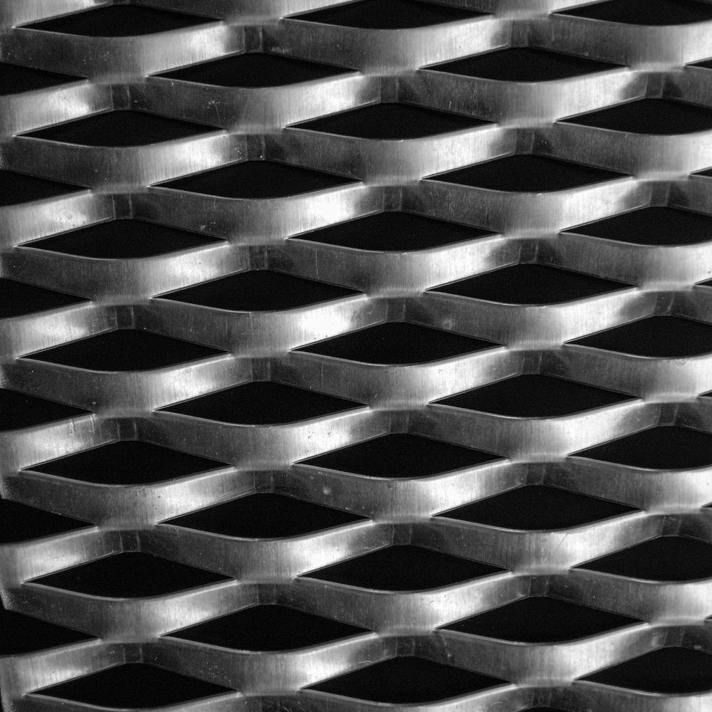12 In. X 24 In.-13 Gauge Plain Steel Expanded Metal-3/4 In. O/C Spacing