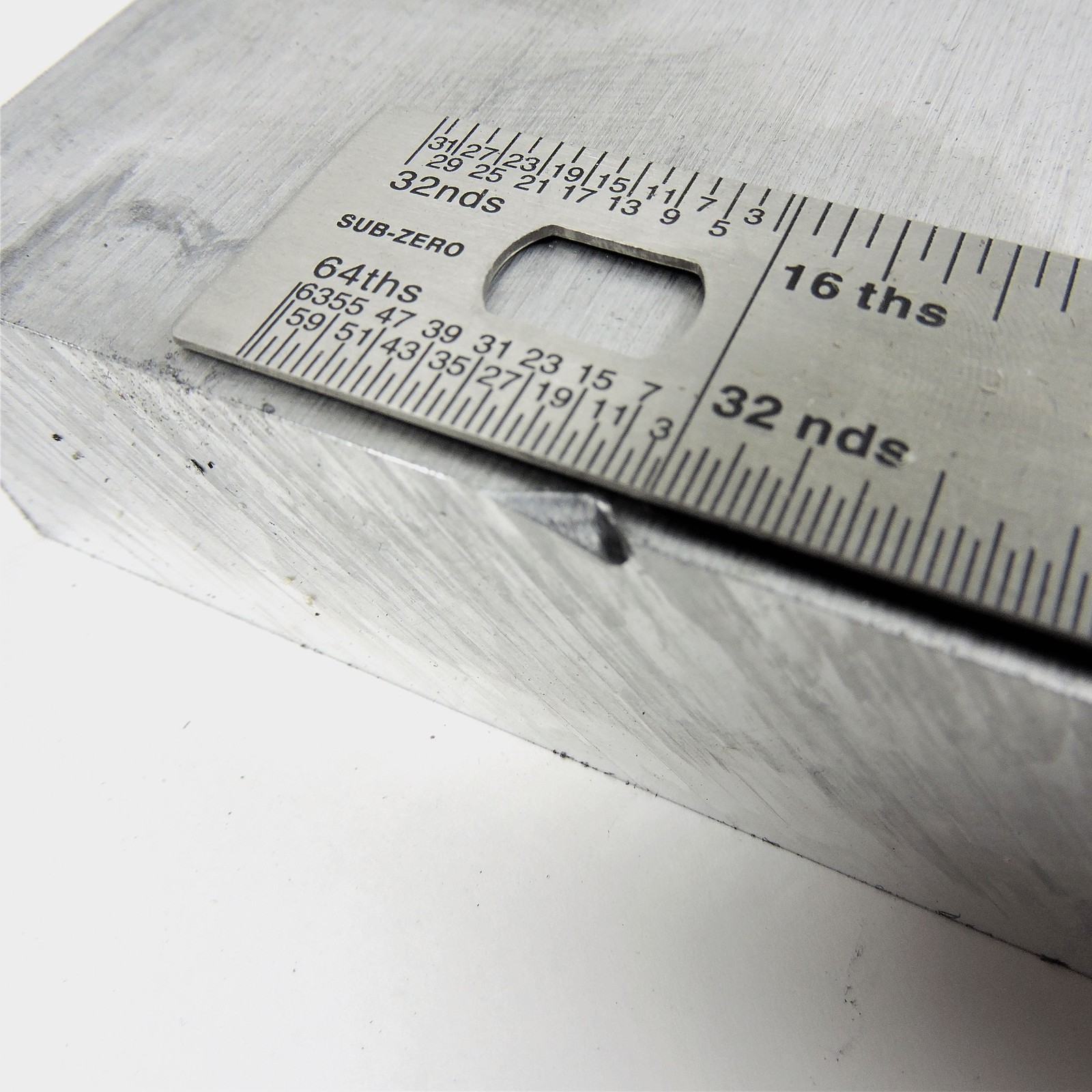 .875″ thick 6061 Aluminum PLATE 2.875″ x 26.5″ Long QTY 2 Flat Stock sku140946