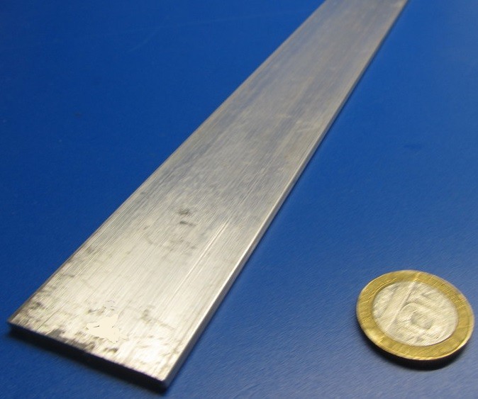 6063 T5 Aluminum Bar, 1/8″ (.125″) Thick x 1 1/2″ Wide x 48″ Length