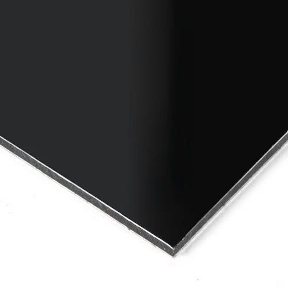 Falken Design Aluminum Composite ACM Black Metal Sheet 24″ x 60″ x 1/8″ Thick
