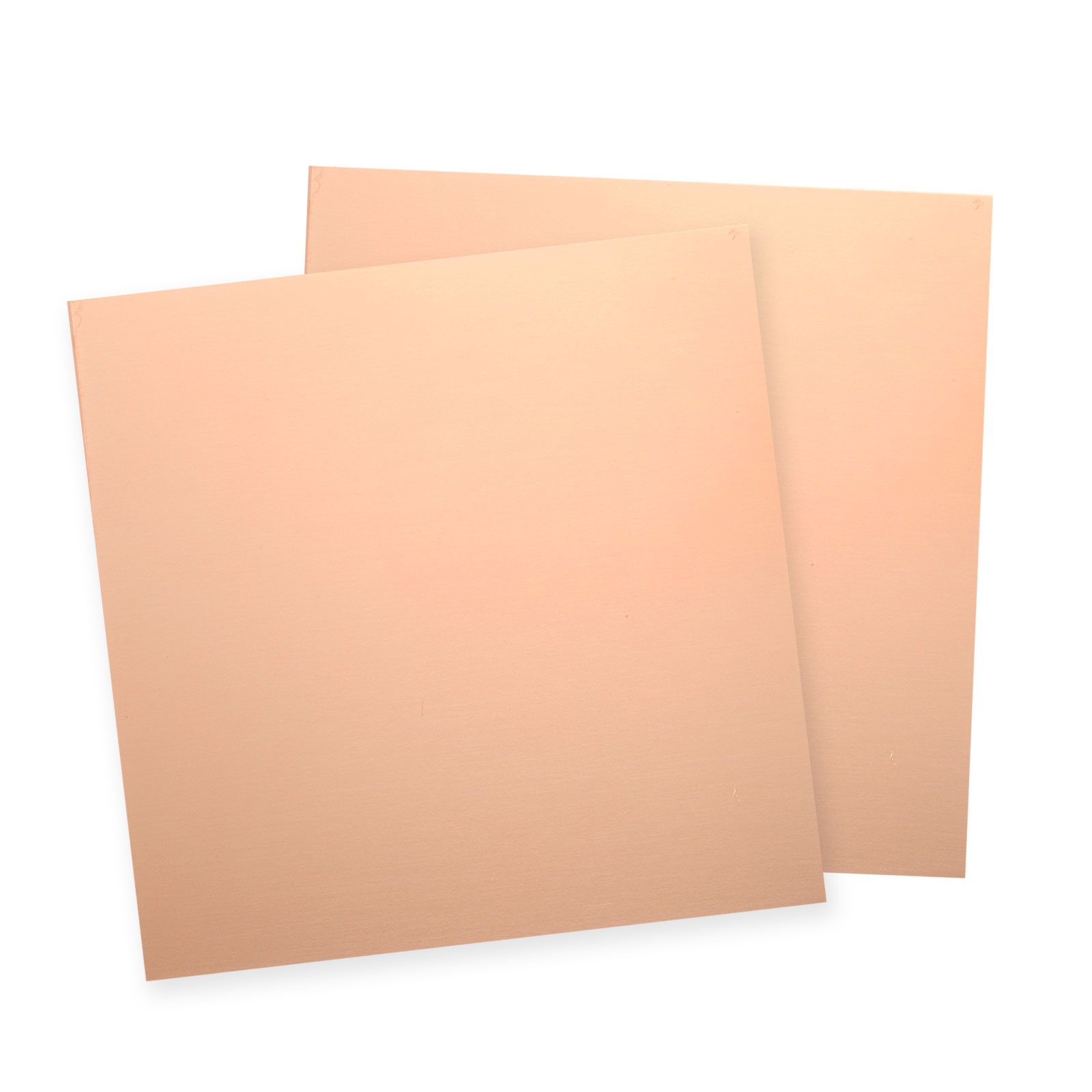 2Set Pure Copper Sheet 2″ x 2″ 20 Gauge (0.8mm) Thickness with Glove(Rose Gold)