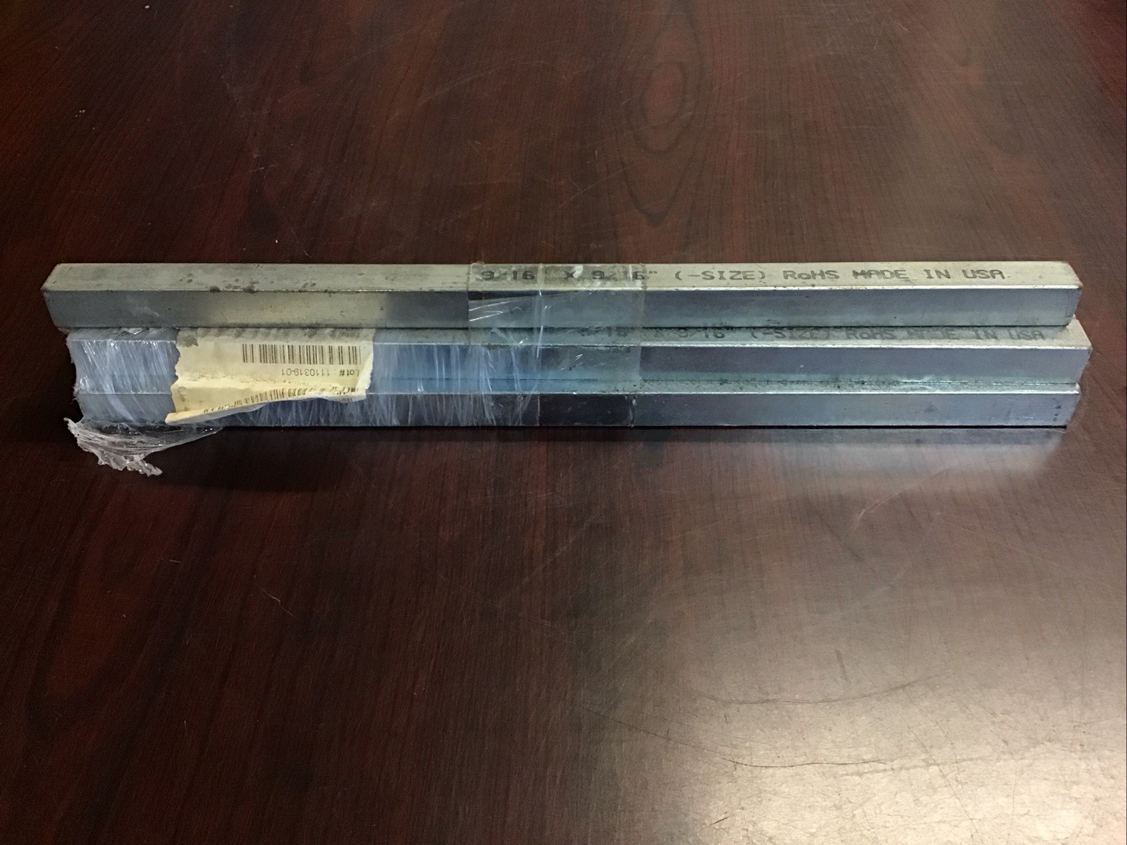 Aluminum Bars 12”x9/16”x9/16” Made In USA, 6 Per Order