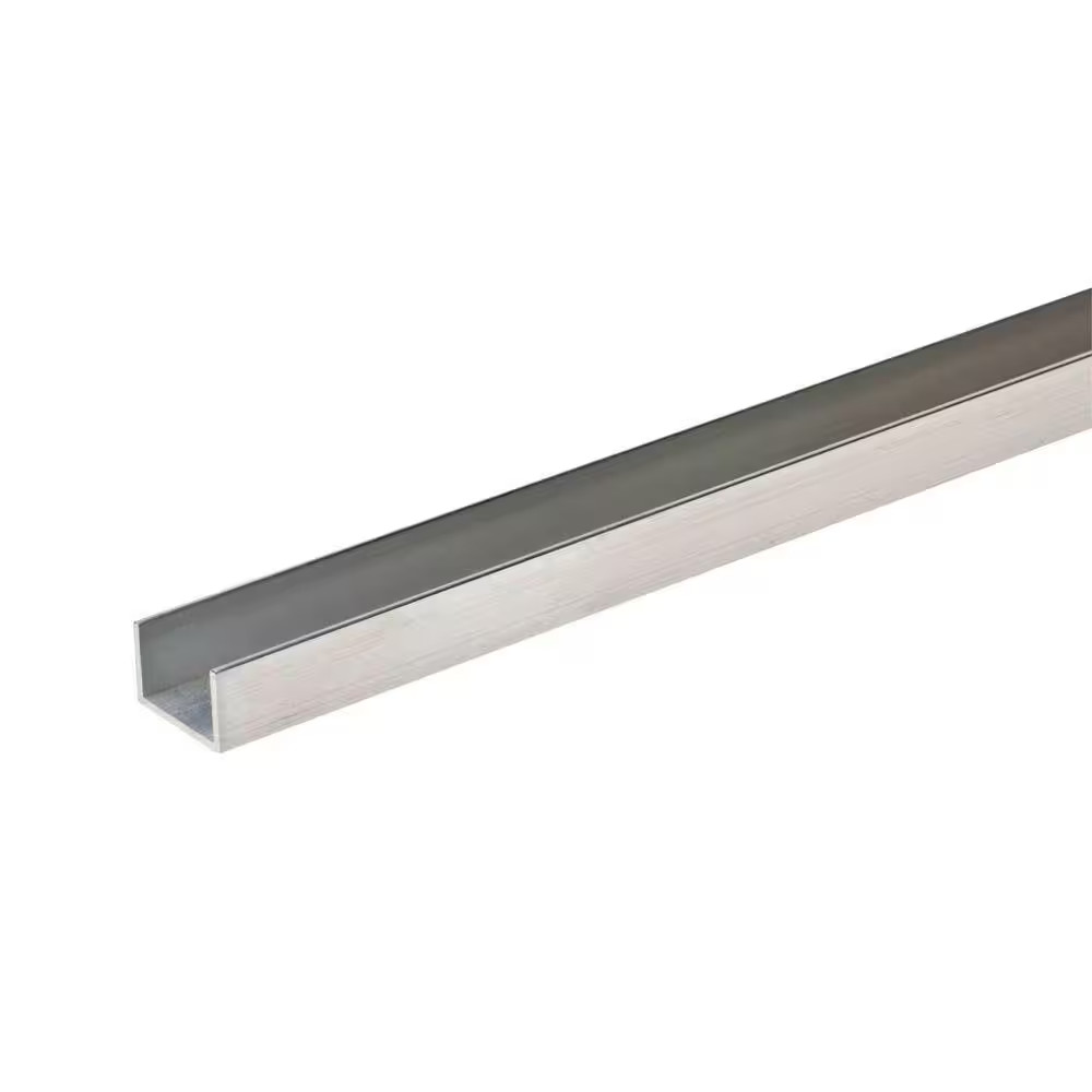 Aluminum C Channel 6063 T5 Metal U Channel Extrusion Bar Structural Rail