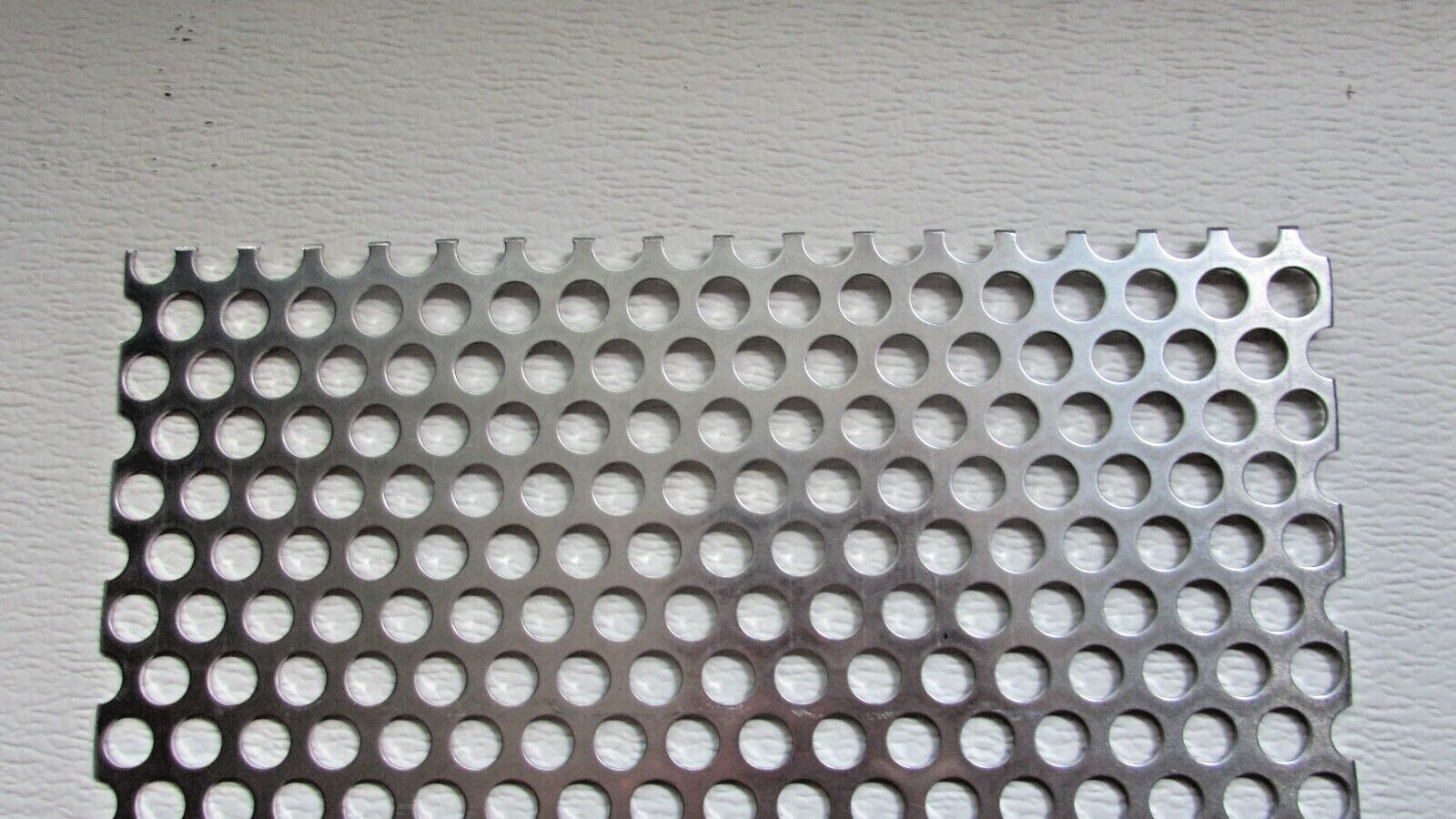 1/2″ HOLE ALUMINUM PERFORATED METAL–12″ X 12″