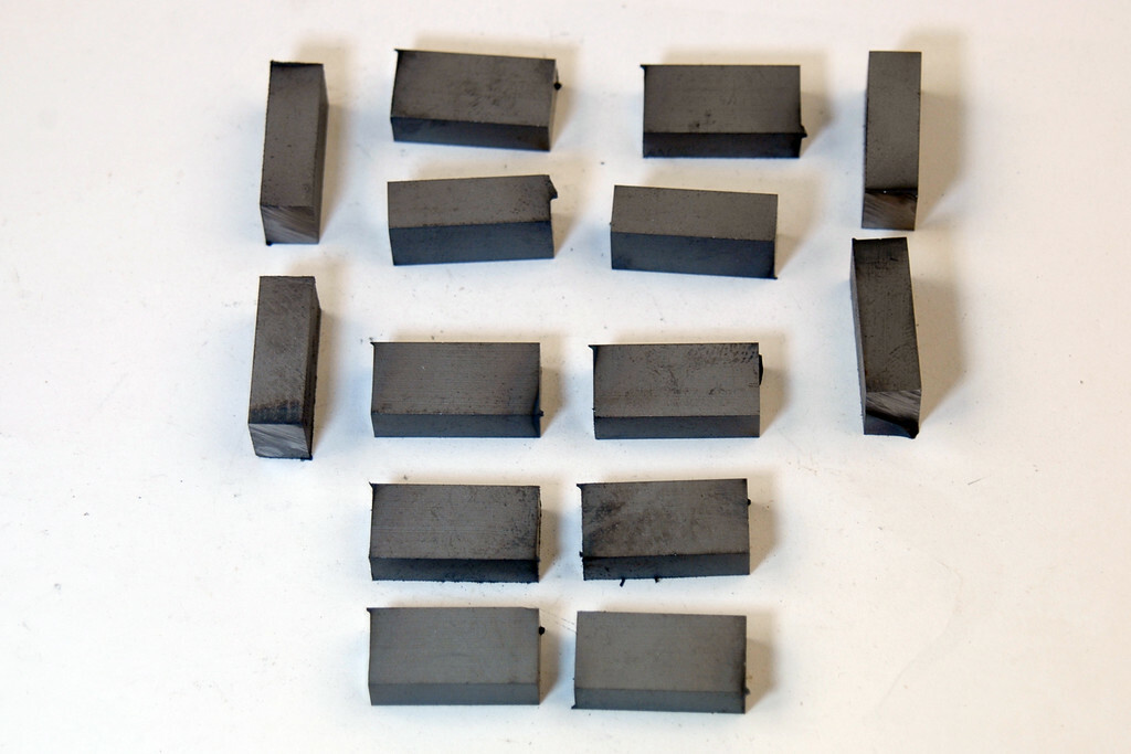265 X .390 X 790 (LOT OF 14) CARBIDE BLANKS GRADE C-2(E-2-4-2-29)