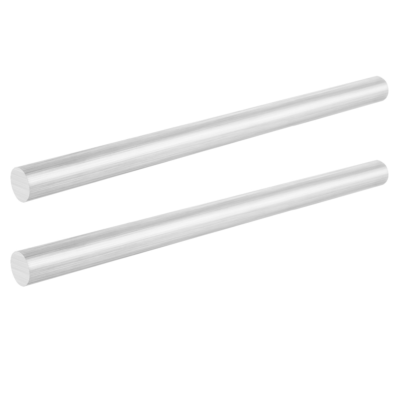 Solid Extruded Lathe Aluminum Round Bar Stock 6061 Rods 1 In x 16 In 3 PCS