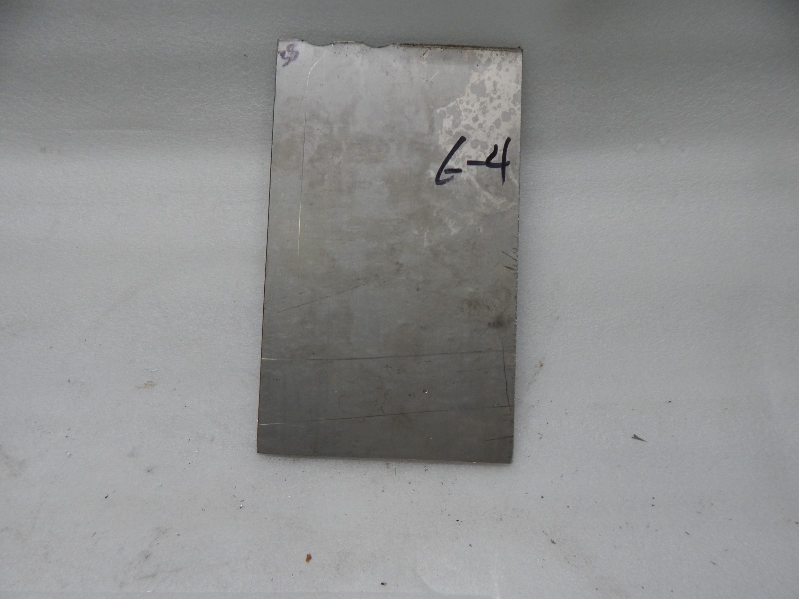 Titanium 6AL4V Sheet 6 x 6 inches .072 thick AMS 4911 Plate 1/16″ + thick