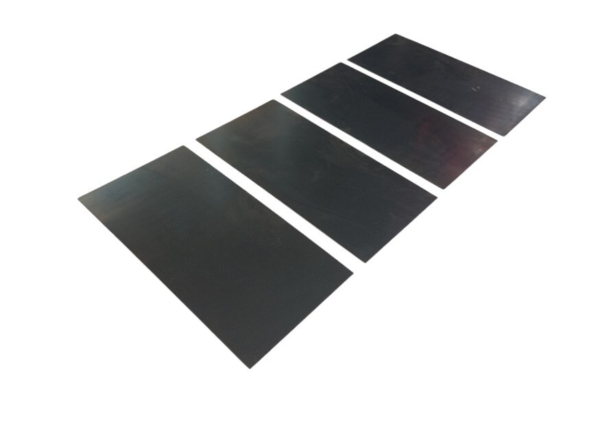 18 GUAGE STEEL SHEET METAL COLD ROLLED 12″ X 24″ 4 pack