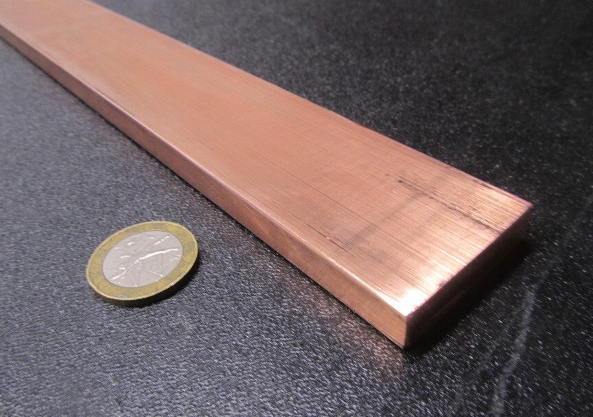 110 Copper Bar 1/2 Hard, 3/8″ Thick x 1 1/2″ Wide x 6 Ft Length