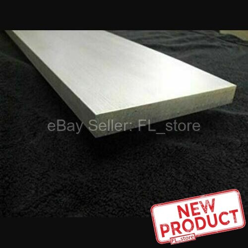 Aluminum Flat Bar Stock 1/2″ Thick x 2″ Wide x 3 Feet Long Unpolished Finish NEW