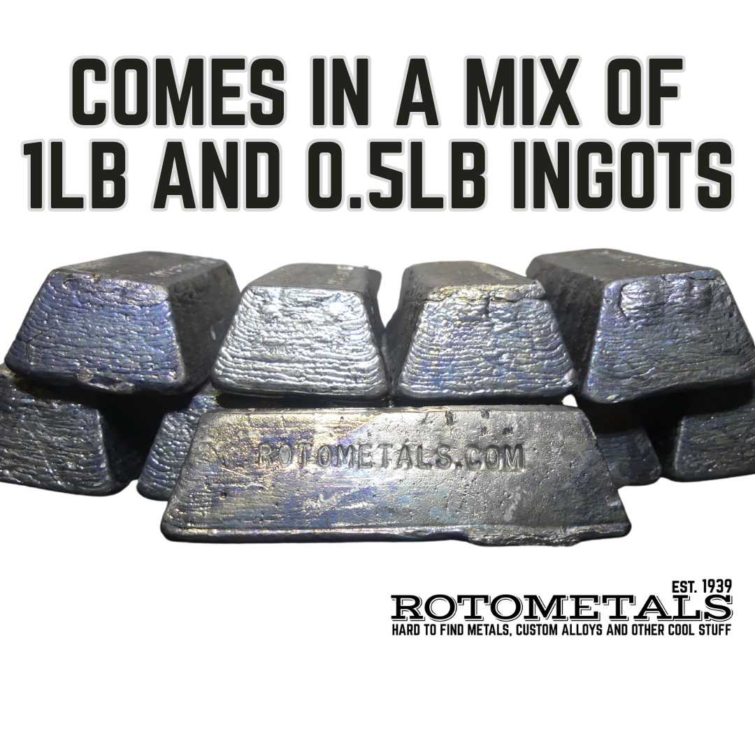 12.5 lbs Clean Lead Ingots