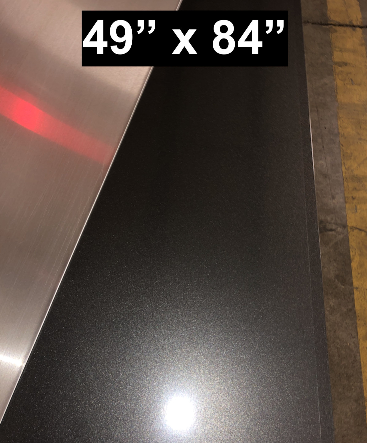 49″ x 84″ Charcoal Grey Aluminum Sheet, Flat .030” Thick – Cargo Trailers, Etc.