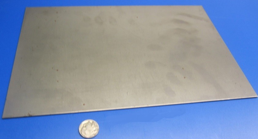 Spring Steel Annealed Sheet (3/32″) 0.093″ Thick x 8.0″ Wide x 12″ Length