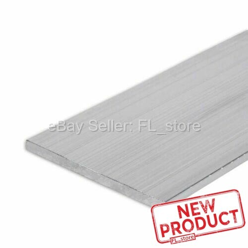 Aluminum Bar Flat Stock 1/8″ x 2-1/2″ x 6 Feet Unpolished 6061 Alloy 72″ Length