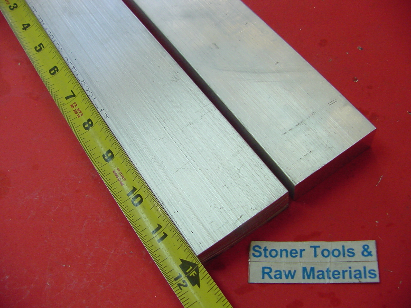 2 Pieces 3/4″x 2″ ALUMINUM 6061 FLAT BAR 12″ long T6511 SOLID Mill Bar Stock New