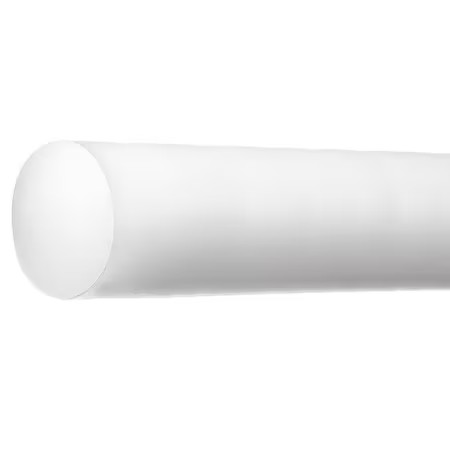 Zoro Select Bulk-Pr-Ptfe-96 White Ptfe Rod Stock 2 Ft. L, 5/8″ Dia.,