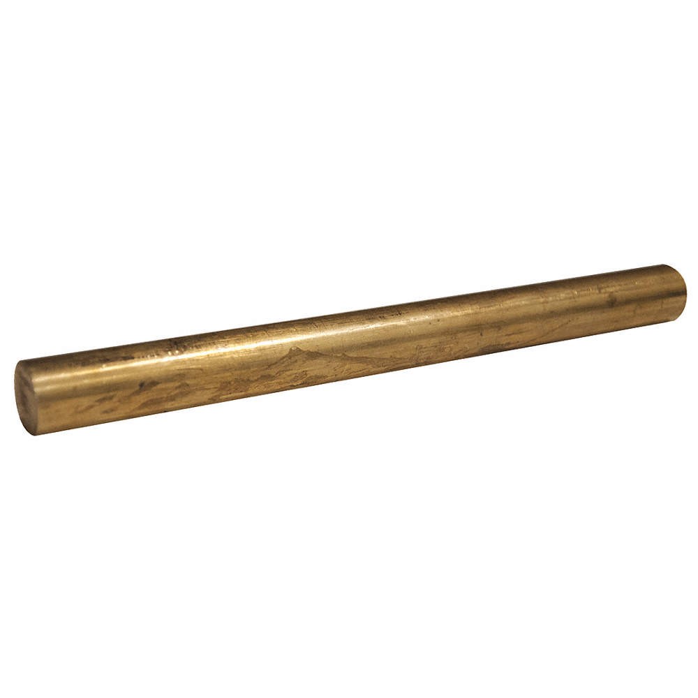 GRAINGER APPROVED BR360/38-72 Rod,Brass,360,3/8 Dia x 6 Ft L 2ABK4