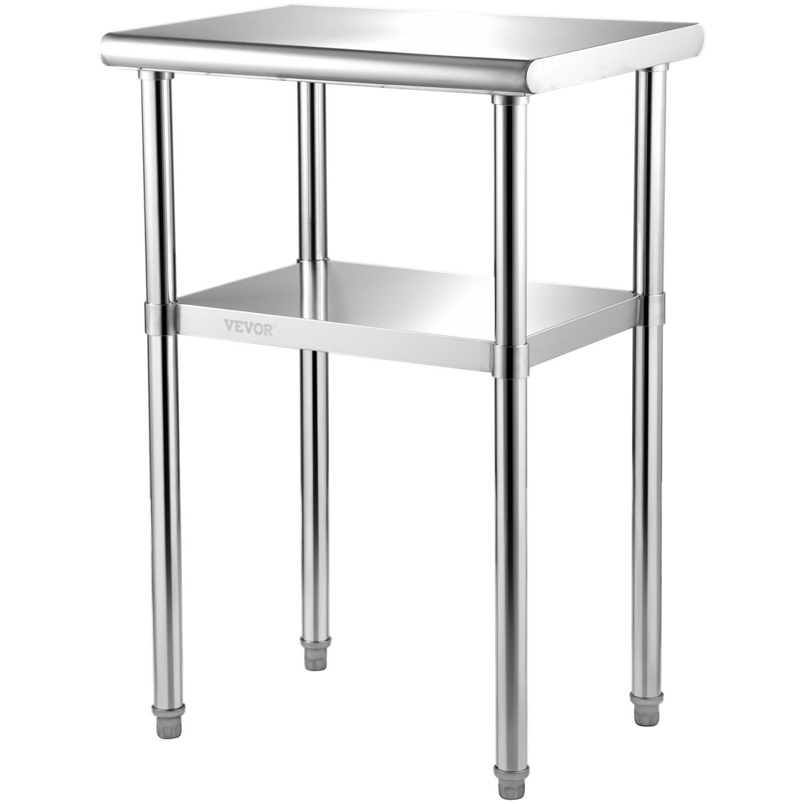 Heavy Use 24x18x36in 600lb Load Capacity Stainless Steel Working Table