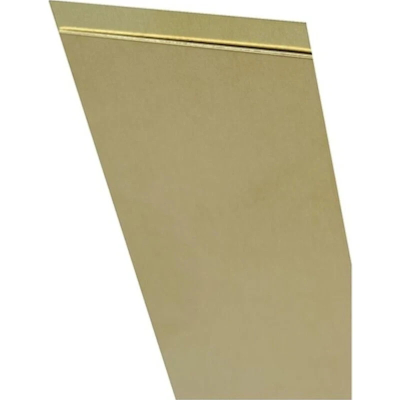 K&S 8229 Brass 12 L in. Metal Strip 0.093 x 2 W in.