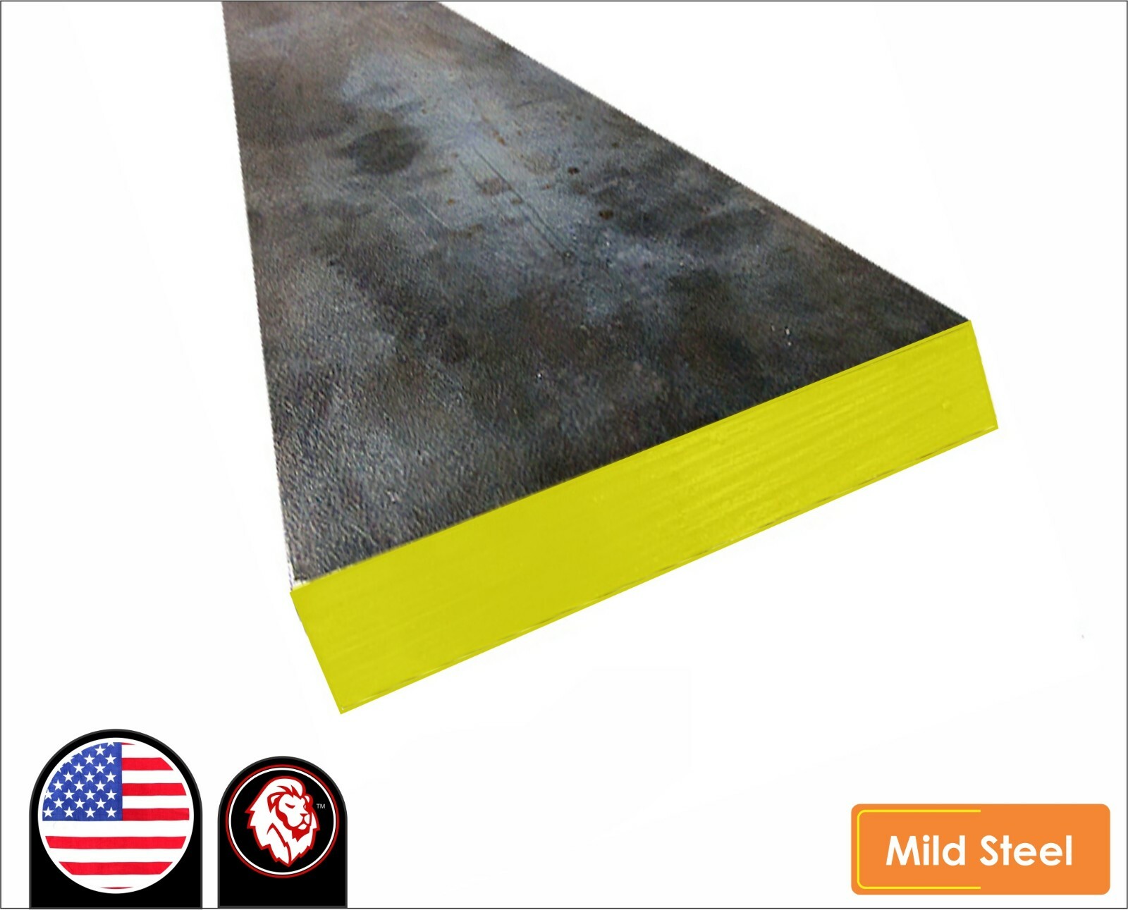 1/4″ x 4″ Steel Flat Bar – Metal Stock – Mild Steel – 12″ Long (1-ft)