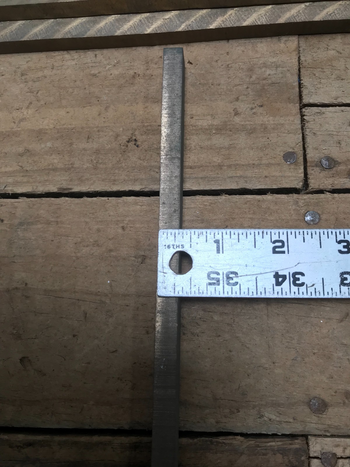 1 Brass Flat Bar (rectangular) 14 5/8″ 1/2″ x 5/16″