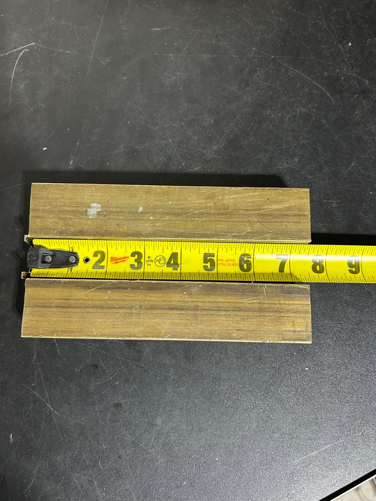 BRASS FLAT BAR 360 STOCK 1″ x 1-1/2″ x 7-1/4″ LENGTH