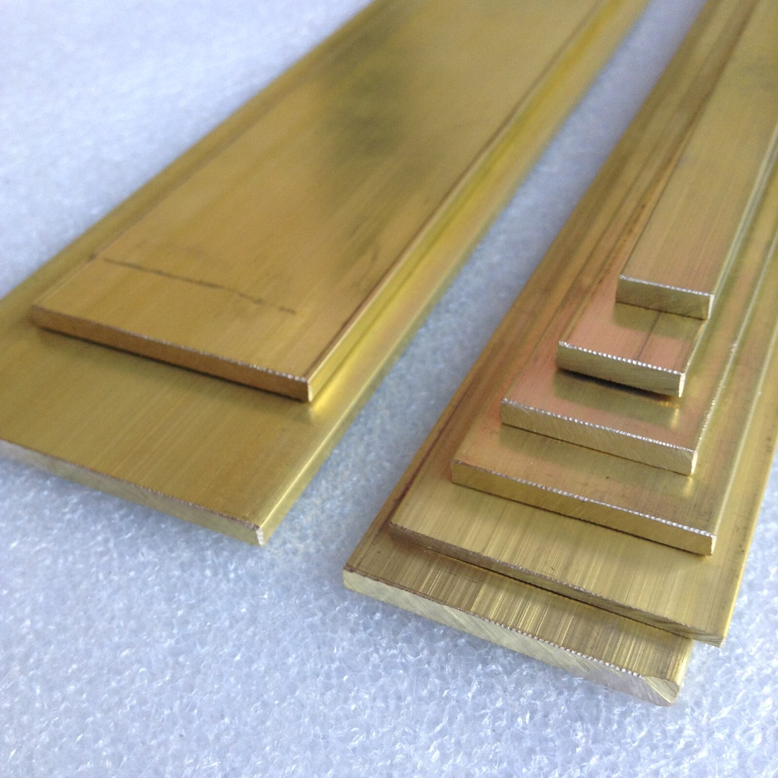 1pc BRASS FLAT BAR 9.53, 12.7, 19.05, 25.4 upto 50.8mm C380 Grade, 1/8″, 1/16″