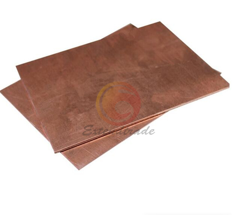 1PCS NEW 99.99% Pure Copper Cu Metal Sheet Plate 0.8mm*200mm*200mm