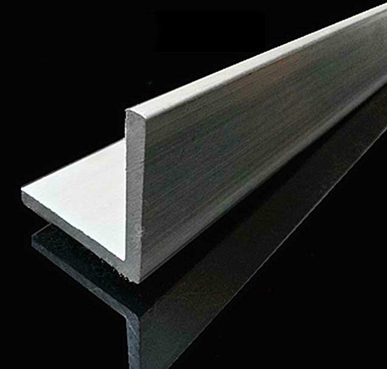 4pcs 15mm x 15mm x 250mm(9.84″) Long 2mm Thick 6063 T5 Aluminum Angle