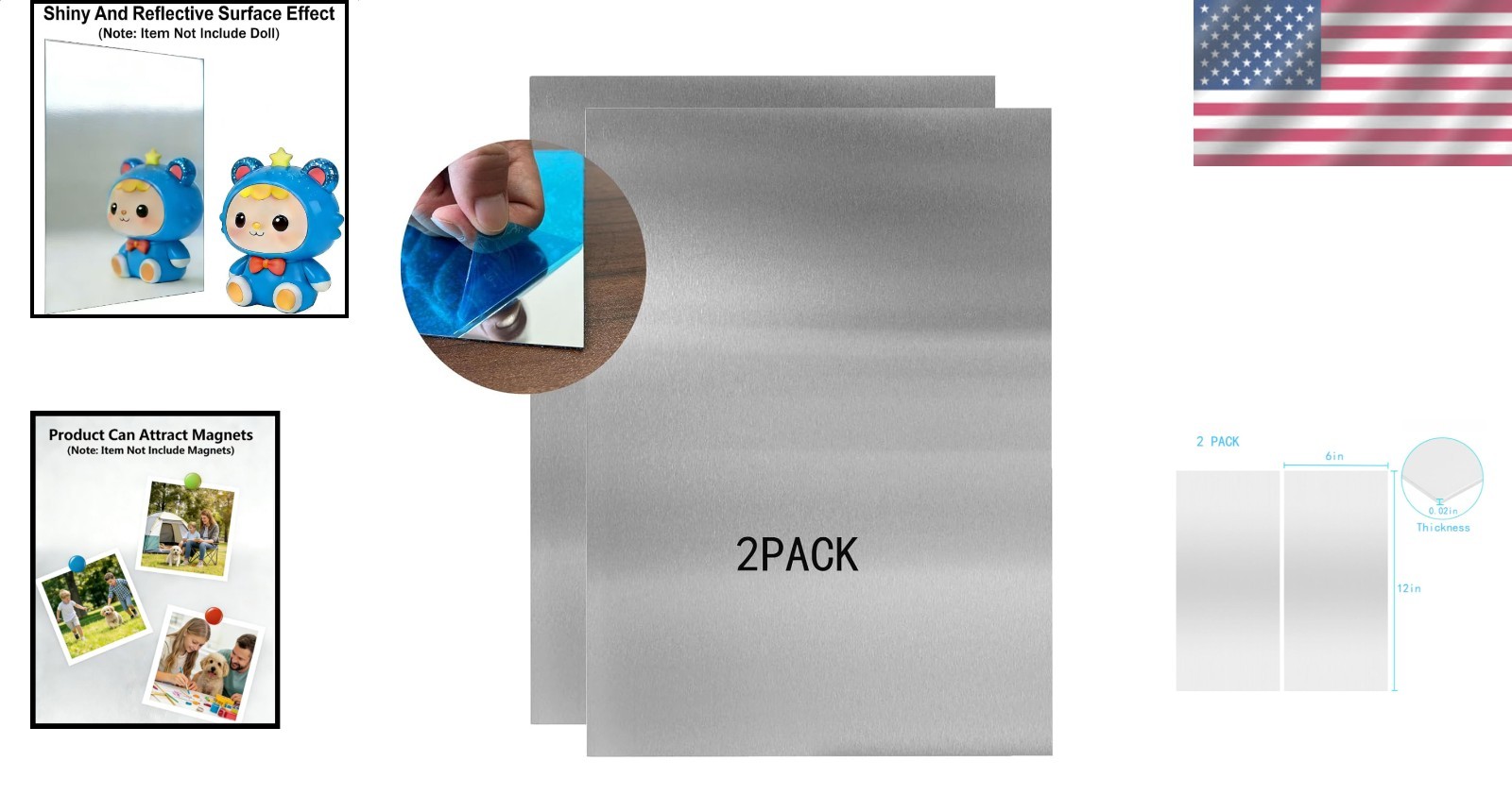 Corrosion Heat Resistant Reflective Mount 2 Pack