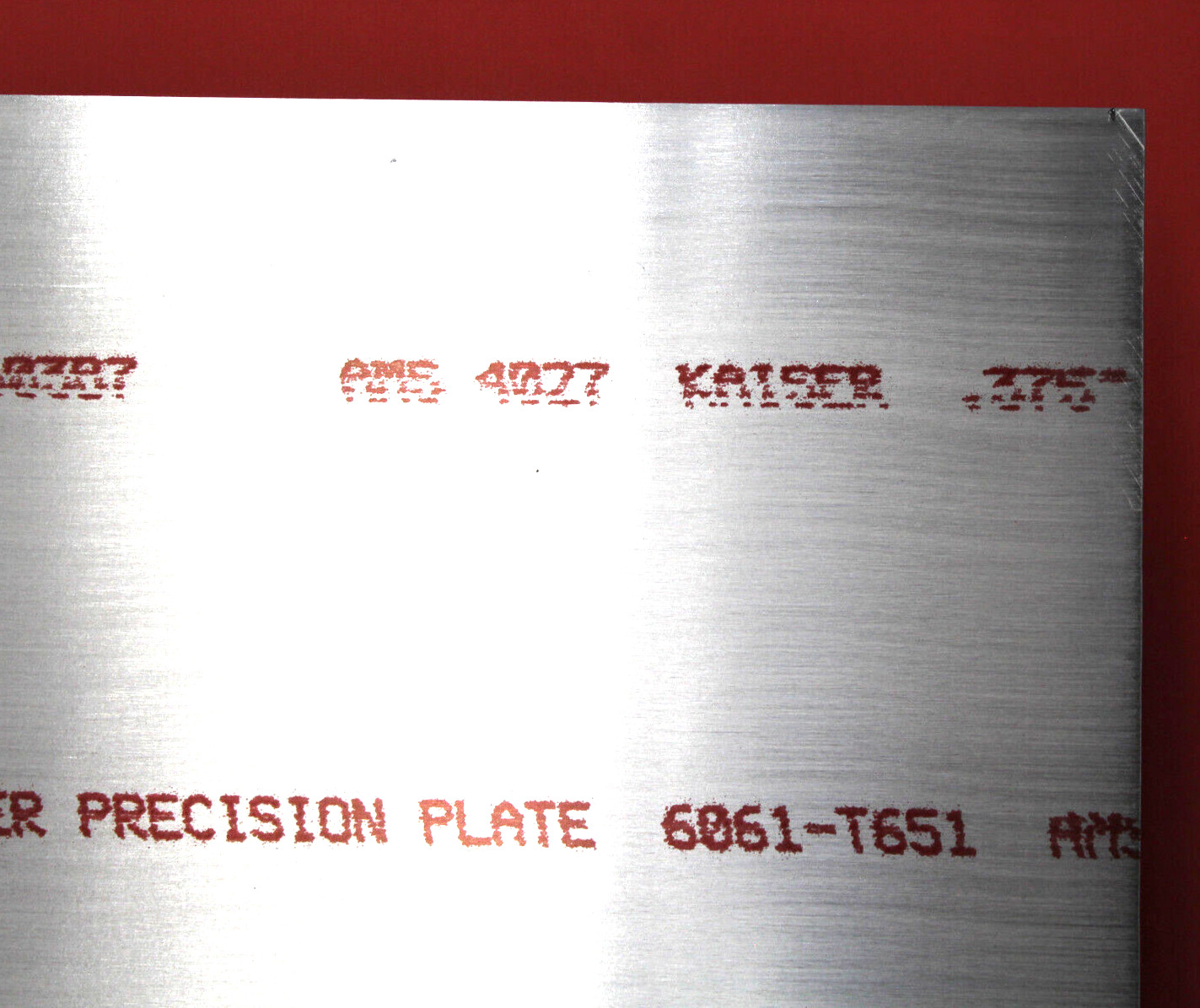 3/8″ X 18″ X 18″ ALUMINUM 6061 T651 PLATE SOLID Sheet Mill Stock .375″ Cut New