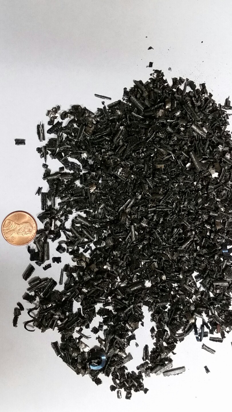10 lbs Scrap Steel / Cast Iron Metal Chips Turnings DRY CUT Orgone –OIL FREE
