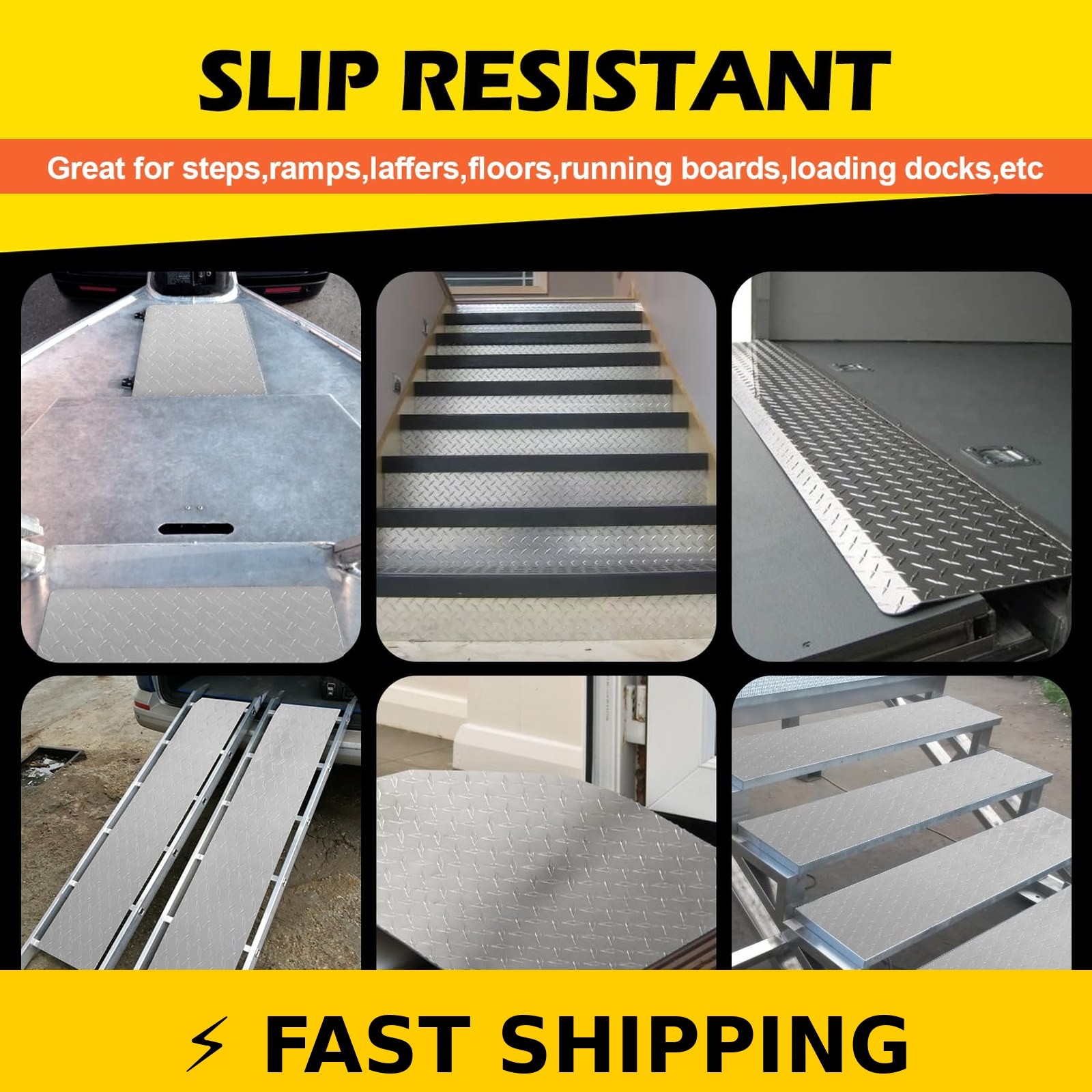 RVSurve 3003 H22 Diamond Plate Aluminum Sheet 4″ x 120″