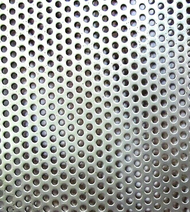 3/32″ HOLE ON 5/32″ CENTER-18 GA.-PERFORATED STAINLESS SHEET–12″ x 24″
