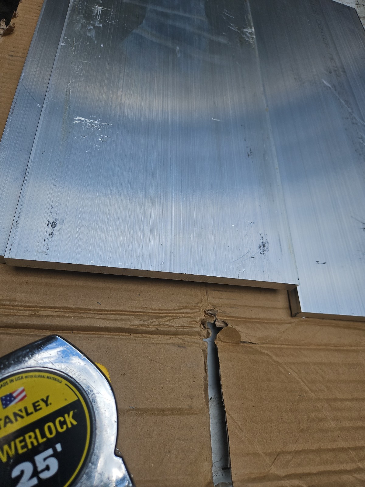 1/2” 6061 Aluminum Bar 18″ Long 8″ Wide Made In USA