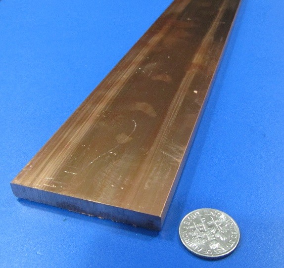 110 Copper Bar H02, 1/4″ Thick x 2.0″ Wide x 6 Ft Length