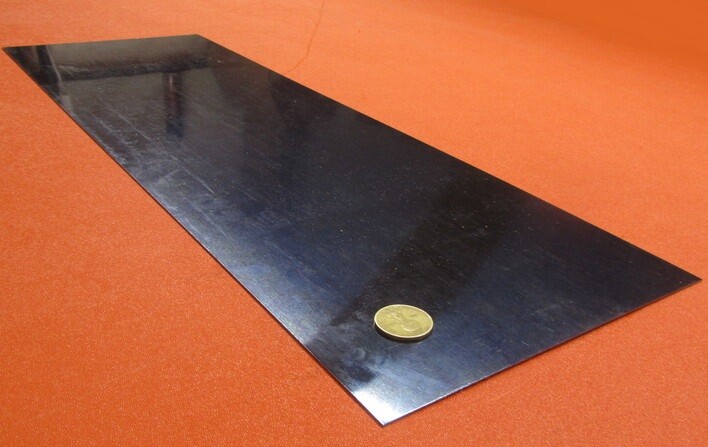 1095 Annealed Spring Steel Shim .020″ Thick x 8.0″ Width x 24″ Length