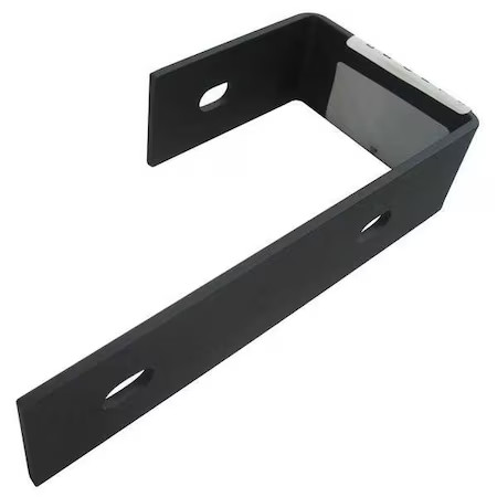 Sign Hanging Bracket, Steel, 1 1/6 In Height, 5 1/4 In Length, 0.44 Lb, Black,