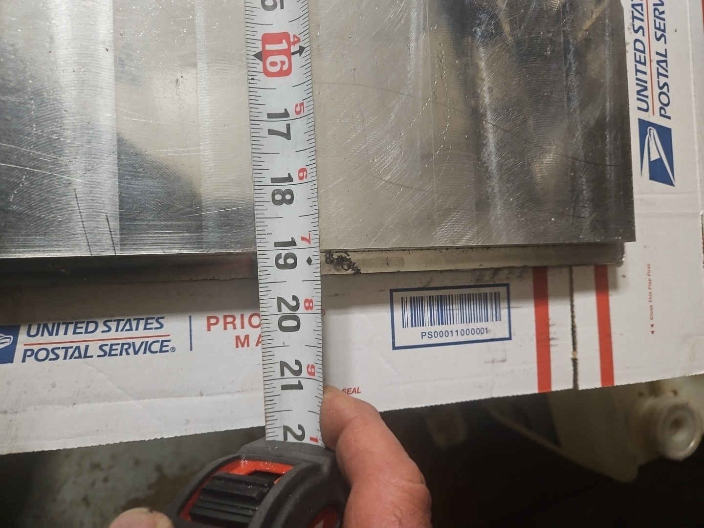 KAISER aluminum plate 6061-T651 3/4″ X 19″ X 13″” Made In USA