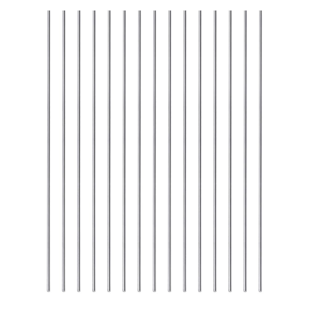 Feelers Aluminum Round Rod 3/16″(5mm) Diameter 6061 3/16″ Dia, Silver