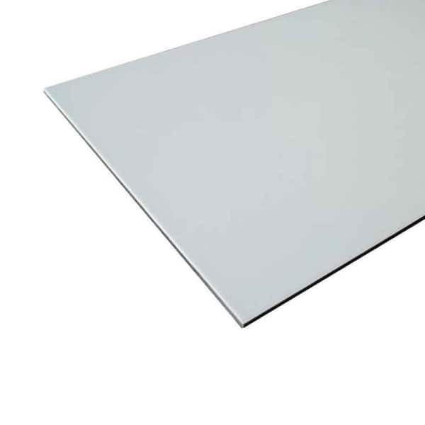 24 In. X 36 In. X 1/8 In. Thick Aluminum Composite ACM White Sheet