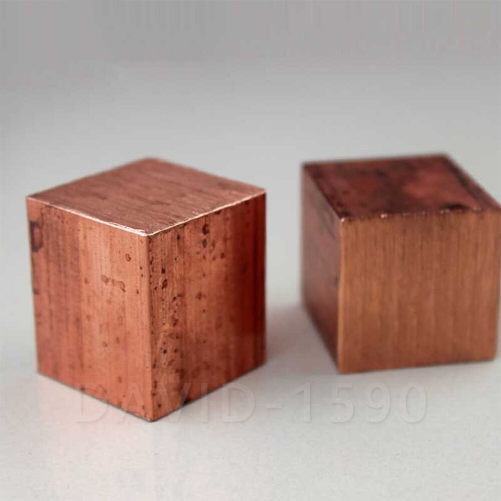 1pcs 99.9% Pure Copper T2 Cu Metal Block Copper Cube Copper Electrode Sheet Bar
