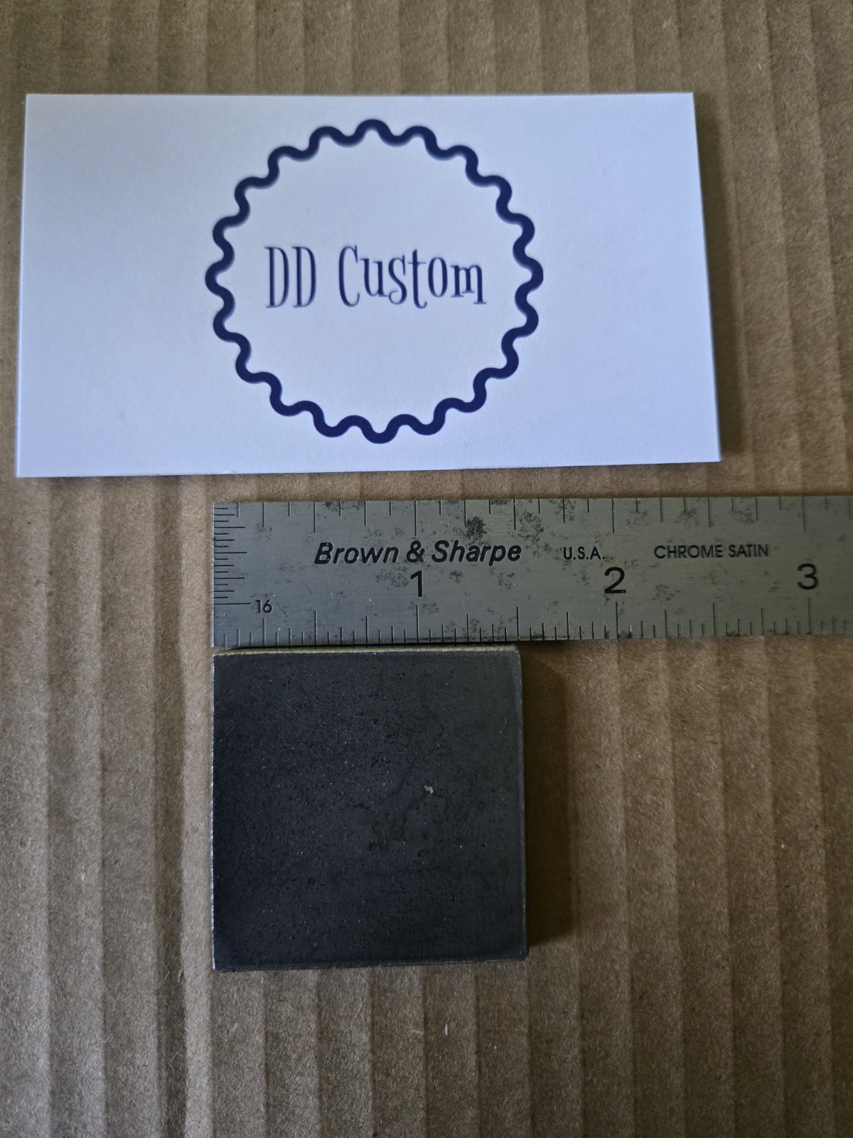 1.5in x 1.5in Steel Plate Tab Pack Of 10