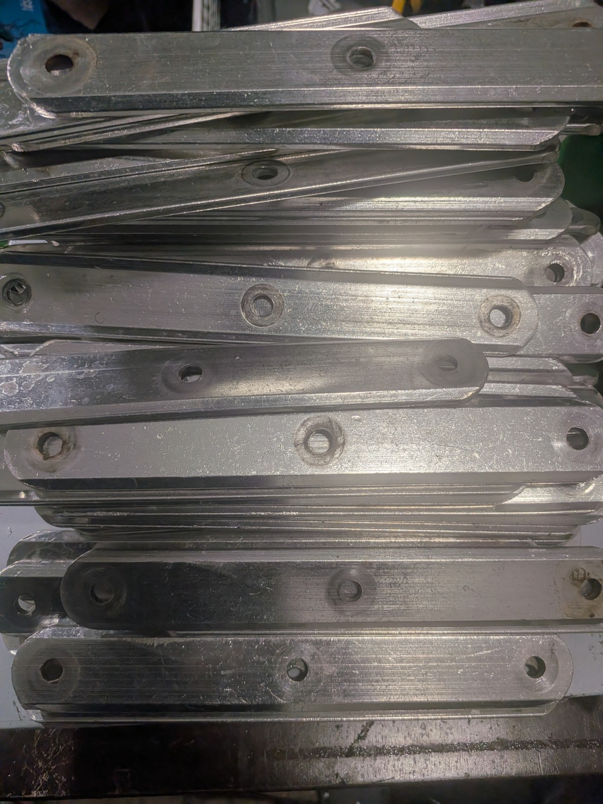 18 Lbs+ Scrap Aluminum Bars Flat Strip Stock Metal DIY Arts Crafts Smelting…
