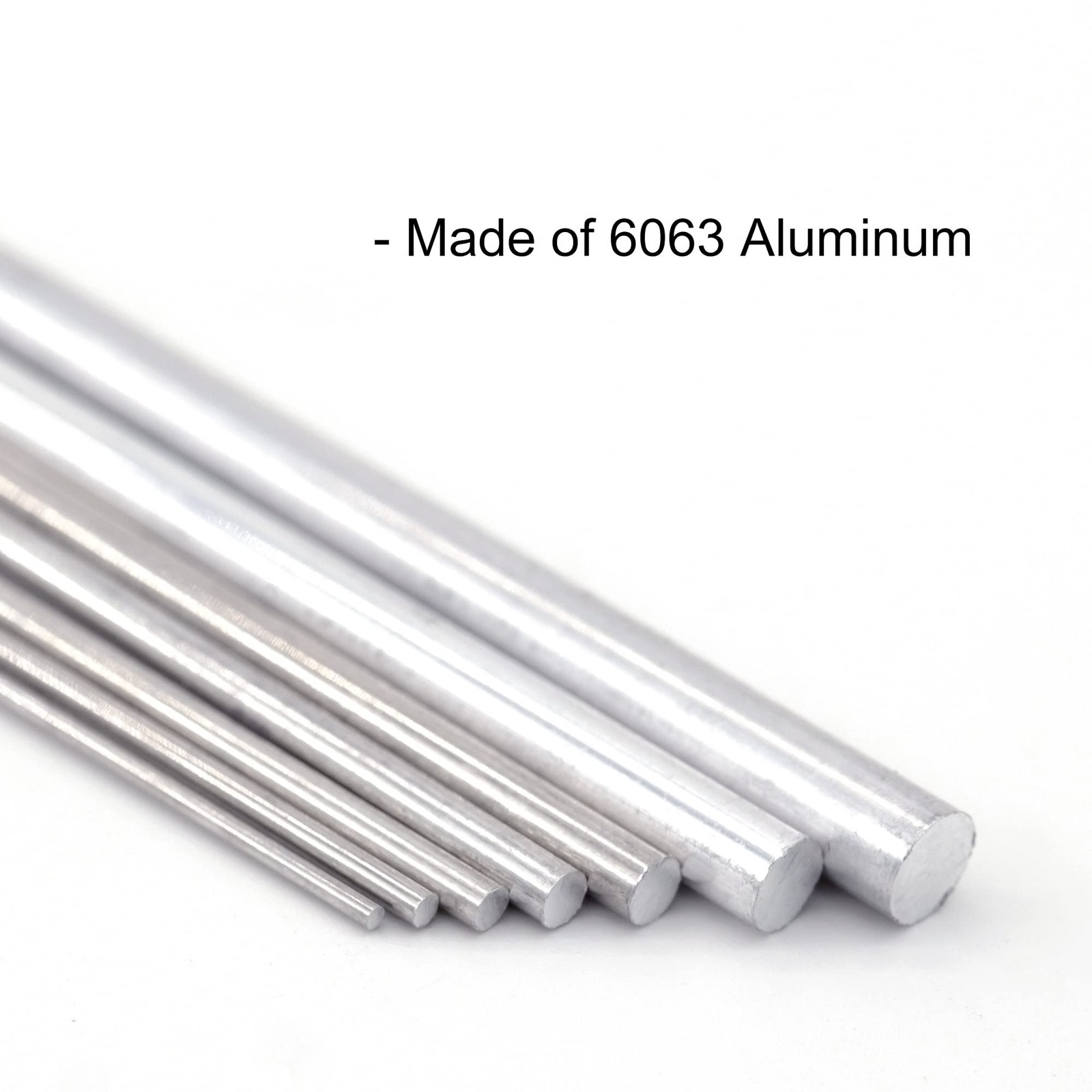 VictorsHome Aluminum Rods 2mm x 300mm Round Solid Shaft Lathe Bar 2mm, Silver