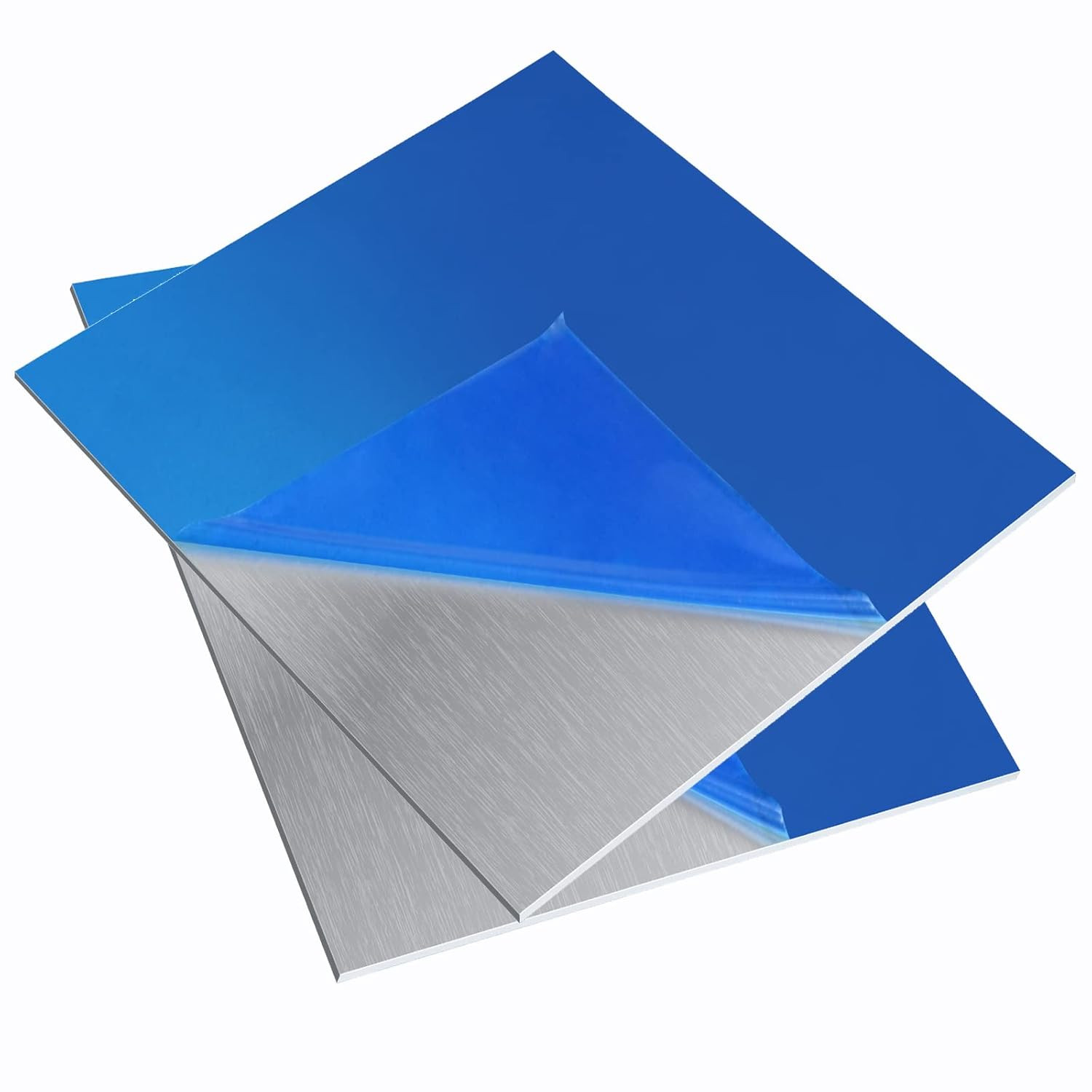2 Pieces 6061 T651 Aluminum Sheet Metal 12 X 12 X1/8 Inch Thickness Rectangle